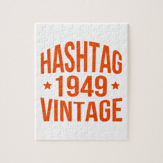 1949 Hashtag Vintage Puzzle (Vertikal)