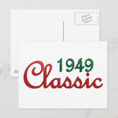 1949 Klassiker Postkarte (Vorne/Hinten)
