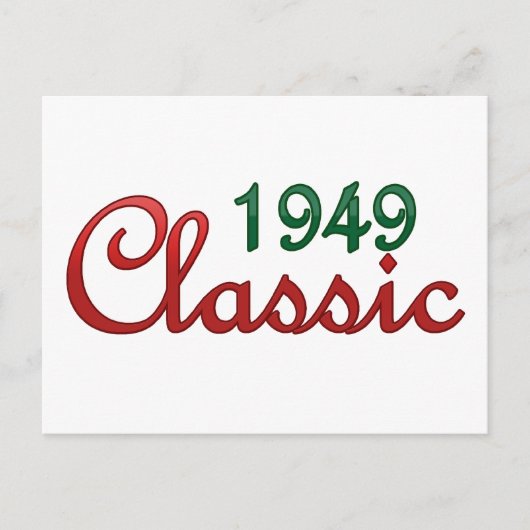 1949 Klassiker Postkarte (Vorderseite)