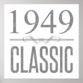 1949 klassisches Geburtsjahr Poster (Vorne)