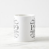 1949 Limited Edition Geburtstag Kaffeetasse (Mittel)
