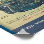 1949 REO Gold Comet Truck Motor MOTOR Ad Poster (Ecke)