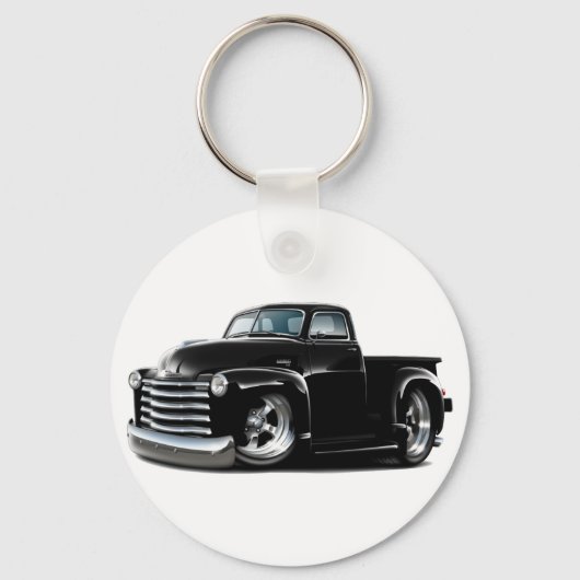 1950-52 Chevy Black Truck Schlüsselanhänger (Vorderseite)