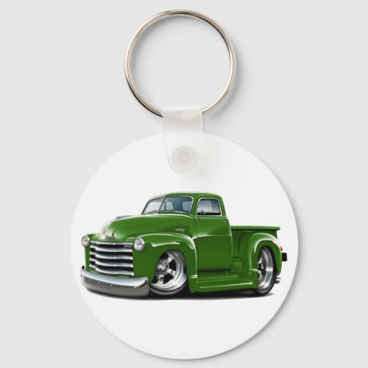 1950-52 Chevy Green Truck Schlüsselanhänger (Vorderseite)