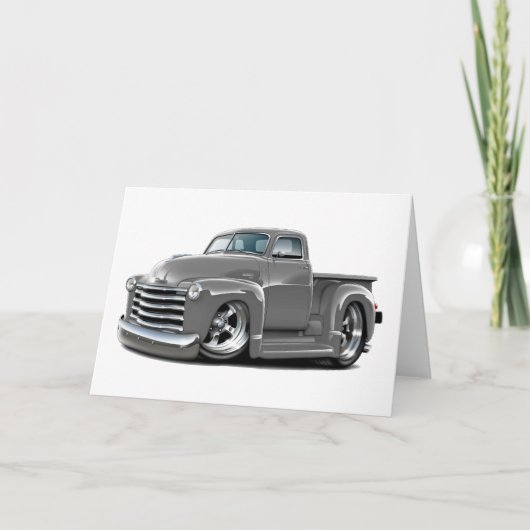 1950-52 Chevy Grey Truck Karte (Vorderseite)