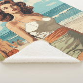 1950 Beach Girl Sherpadecke (3/4)