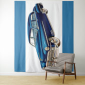 1950 blauer DeSoto-Druck Wandteppich (Beispiel)