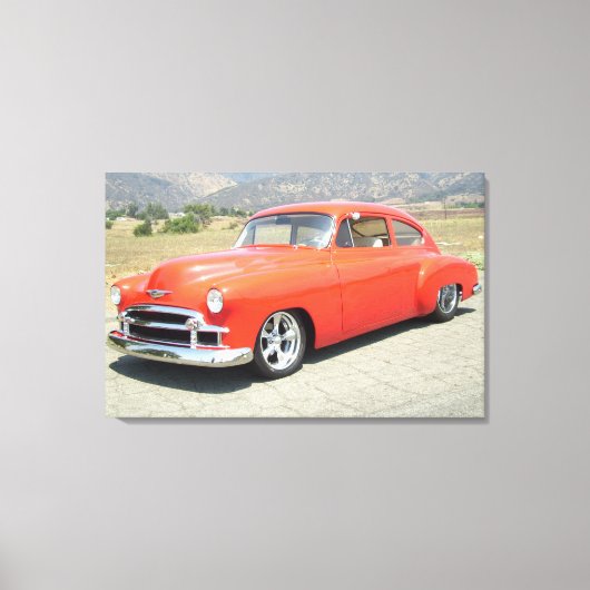 1950 Chevrolet Fleetline Print Leinwanddruck (Vorderseite)