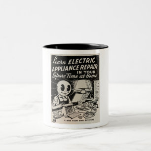 1950 cm LERNELEKTRISCHE ANWENDUNGSREPARATUR AD Zweifarbige Tasse
