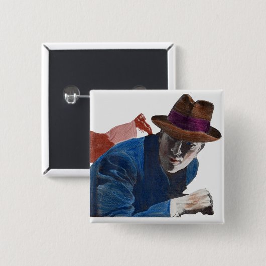 1950 Detektiv Button (Vorne & Hinten)