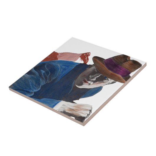 1950 Detektiv Fliese (Seite)