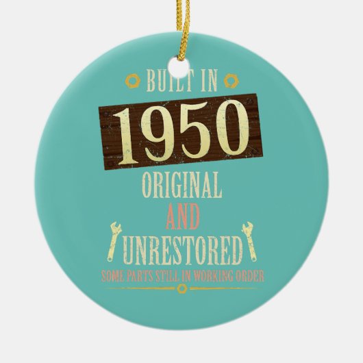 1950 erbaut und nicht renoviert keramik ornament (Vorne)