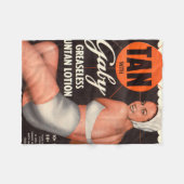 1950 Gaby Suntan Lotion ad Fleecedecke (Vorderseite (Horizontal))