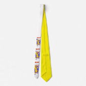 1950 Gedreht Notendruck in Banana Krawatte (Rückseite)