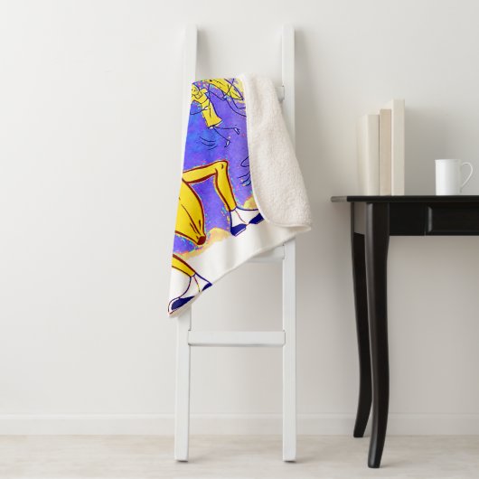 1950 Gedreht Notendruck in Banana Sherpadecke (Beispiel)