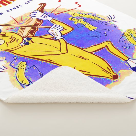 1950 Gedreht Notendruck in Banana Sherpadecke (3/4)