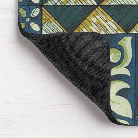 1950 Hawaiianische Textilien Mousepad (Ecke)