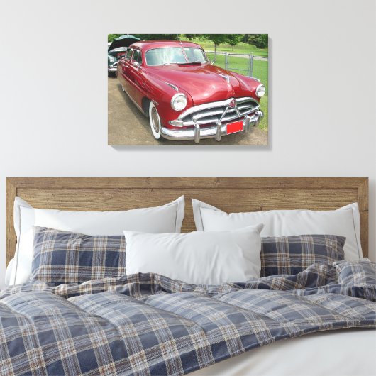 1950 Hudson Pacemaker Poster Leinwanddruck (Insitu (Schlafzimmer))