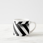 1950 im Retro-Stil in Schwarz-Weiß Espressotasse (Rechts)