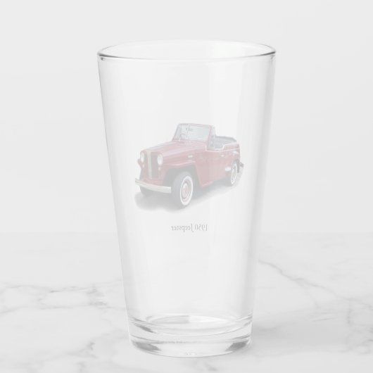 1950 Jeepster-Glas Glas (Rückseite)