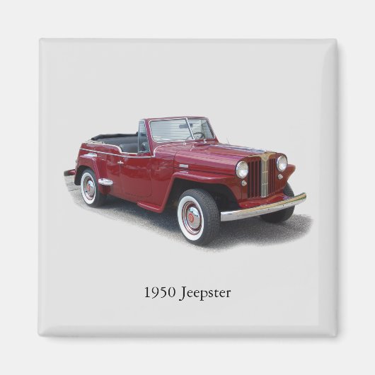 1950 Jeepster-Magnet Magnet (Vorne)