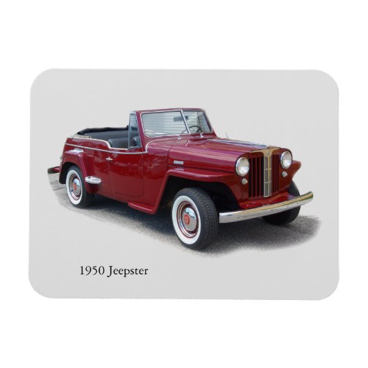 1950 Jeepster-Magnet Magnet (Horizontal)
