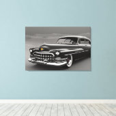 1950 - Klassische Caravas-Printwerbung Leinwanddruck (Insitu (Holzboden))