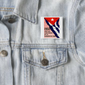 1950 Kubaner-Flaggen-Plakat Button (Beispiel)
