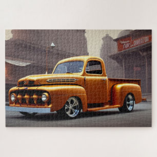 1950 Lieferwagen Truck Oldtimer Jigsaw Puzzle