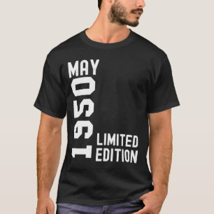1950 Mai Glückwunsch zum Geburtstag Party T-Shirt