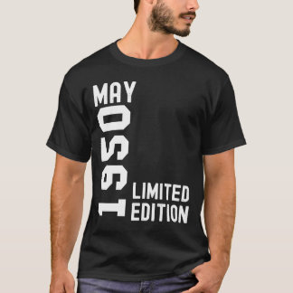 1950 Mai Glückwunsch zum Geburtstag Party T-Shirt