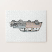 1950 Mercury Woodie Station Wagon - blau Puzzle (Horizontal)