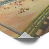 1950 Ocean City, MD Boardwalk, Strand, Angelpunkt Poster (Ecke)