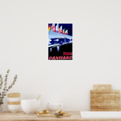 1950 Panhard Le Mans Vintager Rennsport Poster (Küche)