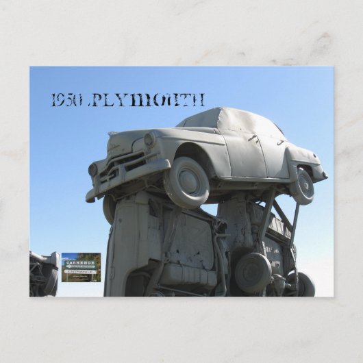 1950 Plymouth Postkarte (Vorderseite)