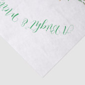 1950 Vintage Dame mit Blume Seidenpapier (Detail)