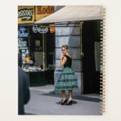 1950 Vintage Frau französische Straßenmode Planer (Rückseite)