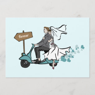 1950 Vintage Hochzeits-Einladung Einladung