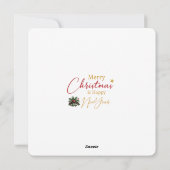 1950 Vintage Lady Posting Weihnachtsgrüße Feiertagskarte (Rückseite)