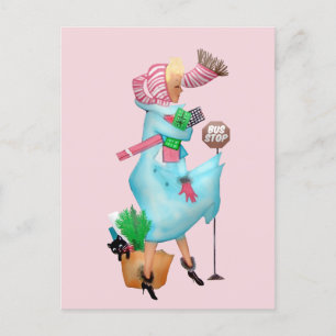 1950 Vintage Postkarte