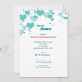 1950 Vintage Wedding Brautparty Einladung (Rückseite)