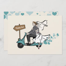 1950 Vintage Wedding Einladung