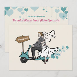 1950 Vintage Wedding Einladung