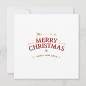 1950 Vintage Weihnachtsfrau Karte (Rückseite)