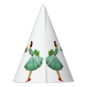 1950 Vintage Weihnachtsfrau Partyhütchen (Rückseite)