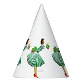 1950 Vintage Weihnachtsfrau Partyhütchen (Links)