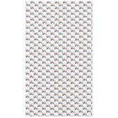 1950 Vintage Weihnachtsfrau Tischdecke (Vorderseite)