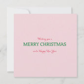 1950 Vintage Weihnachtsgrüße der Frau Karte (Rückseite)