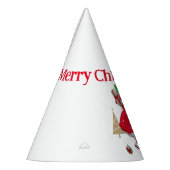 1950 Vintage Weihnachtsgrüße der Lady Partyhütchen (Links)