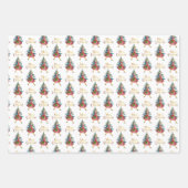 1950 Vintages Weihnachtsgeschäft für Lady Geschenkpapier Set (Vorderseite 3)